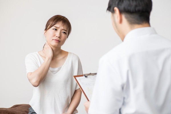 カウンセリングを受ける女性